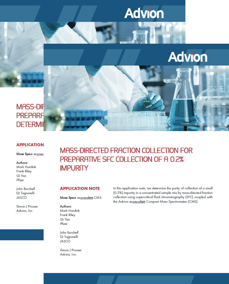 Simple, high-performance coupling of SFC to CMS for mass-directed fraction collection