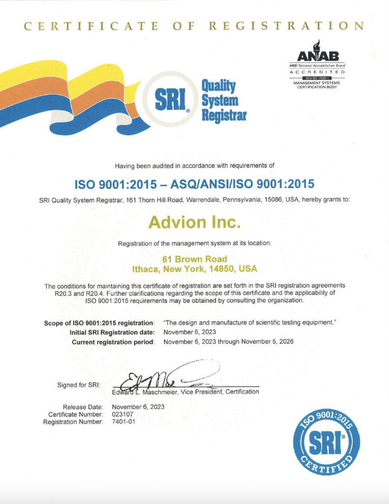 ISO 9001:2015 Certification