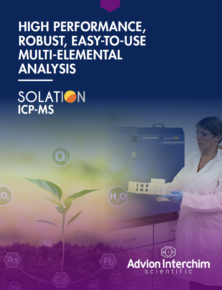 SOLATION<sup>®</sup> ICP-MS: Simple, high-performance, robust multi-element analysis