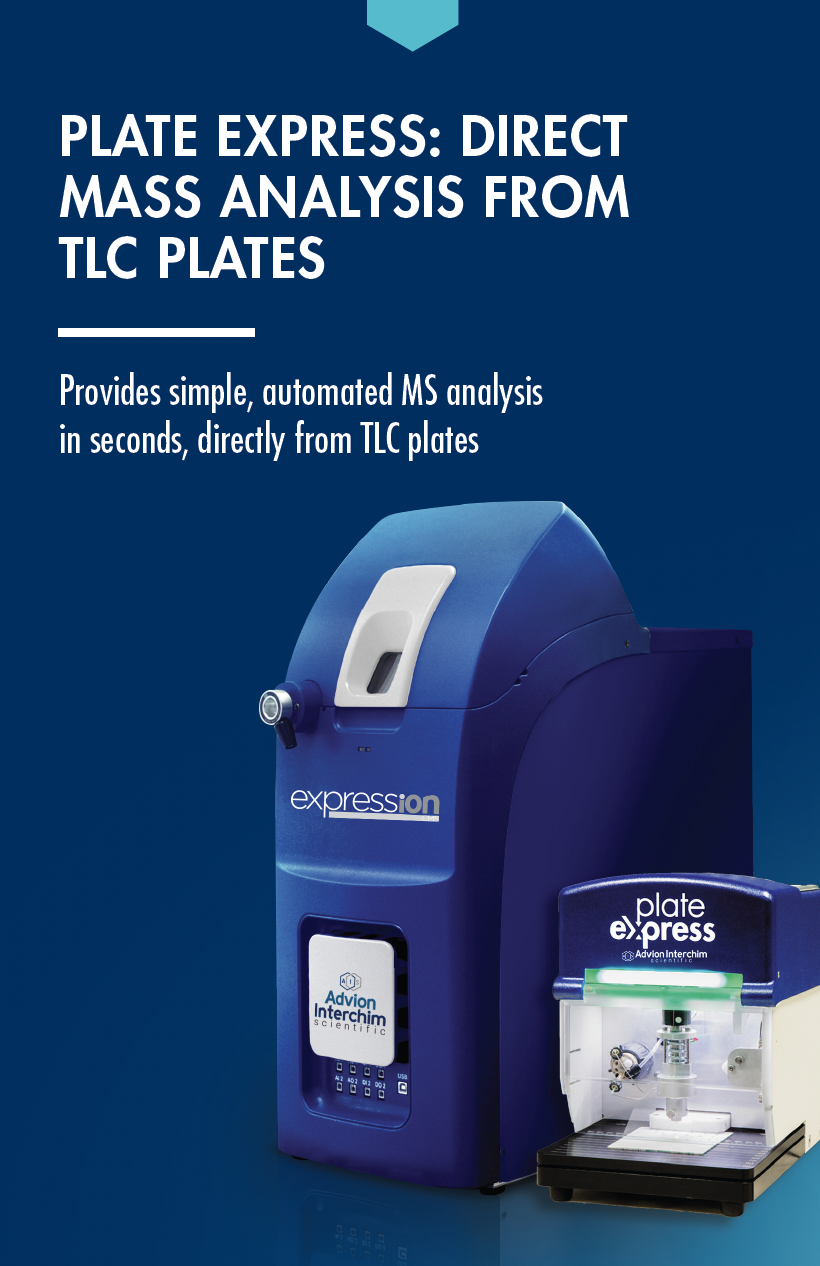 Plate Express ® : análisis de masa directo a partir de placas TLC