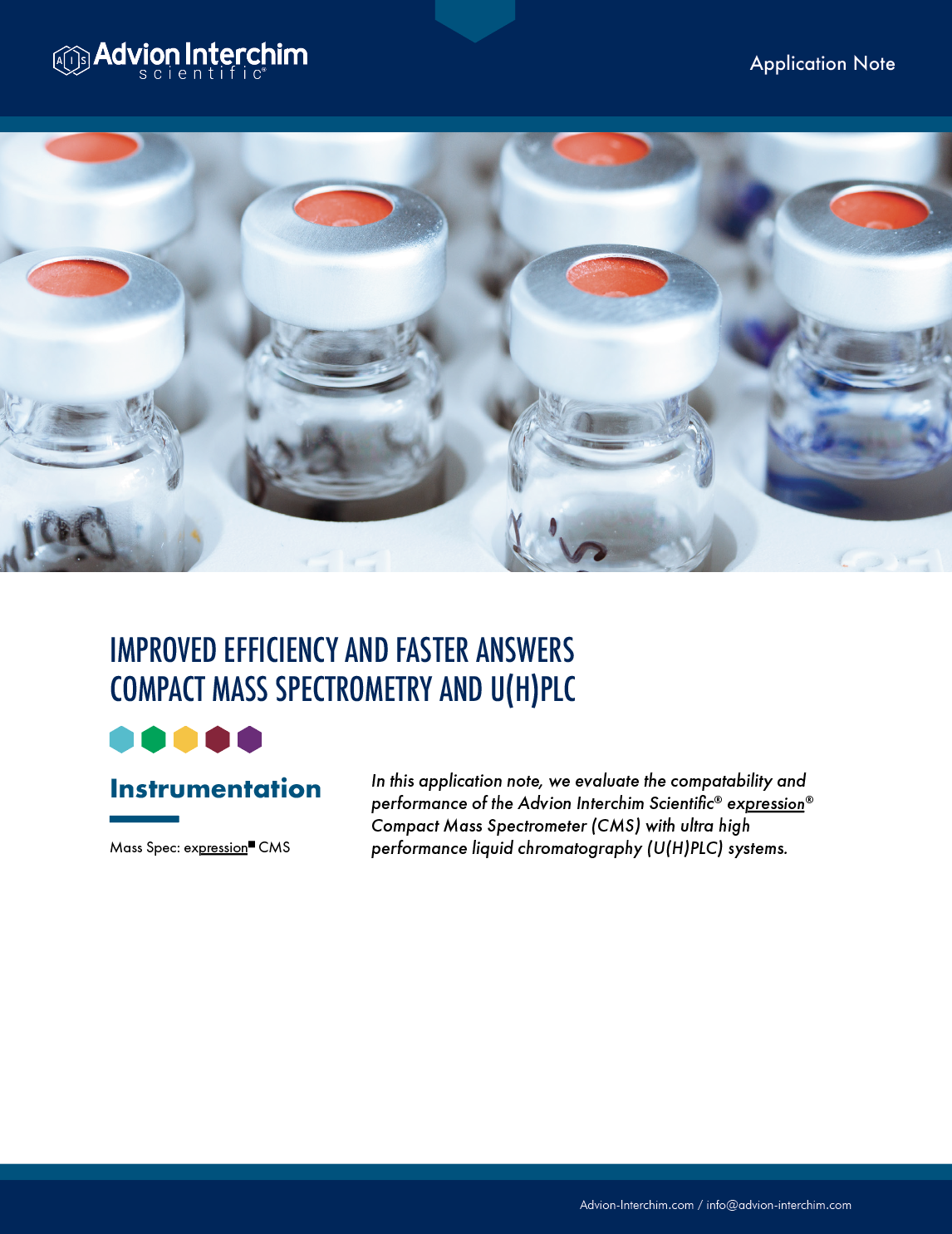 Improved efficiency and faster answers — Compact mass spectrometry and U(H)PLC