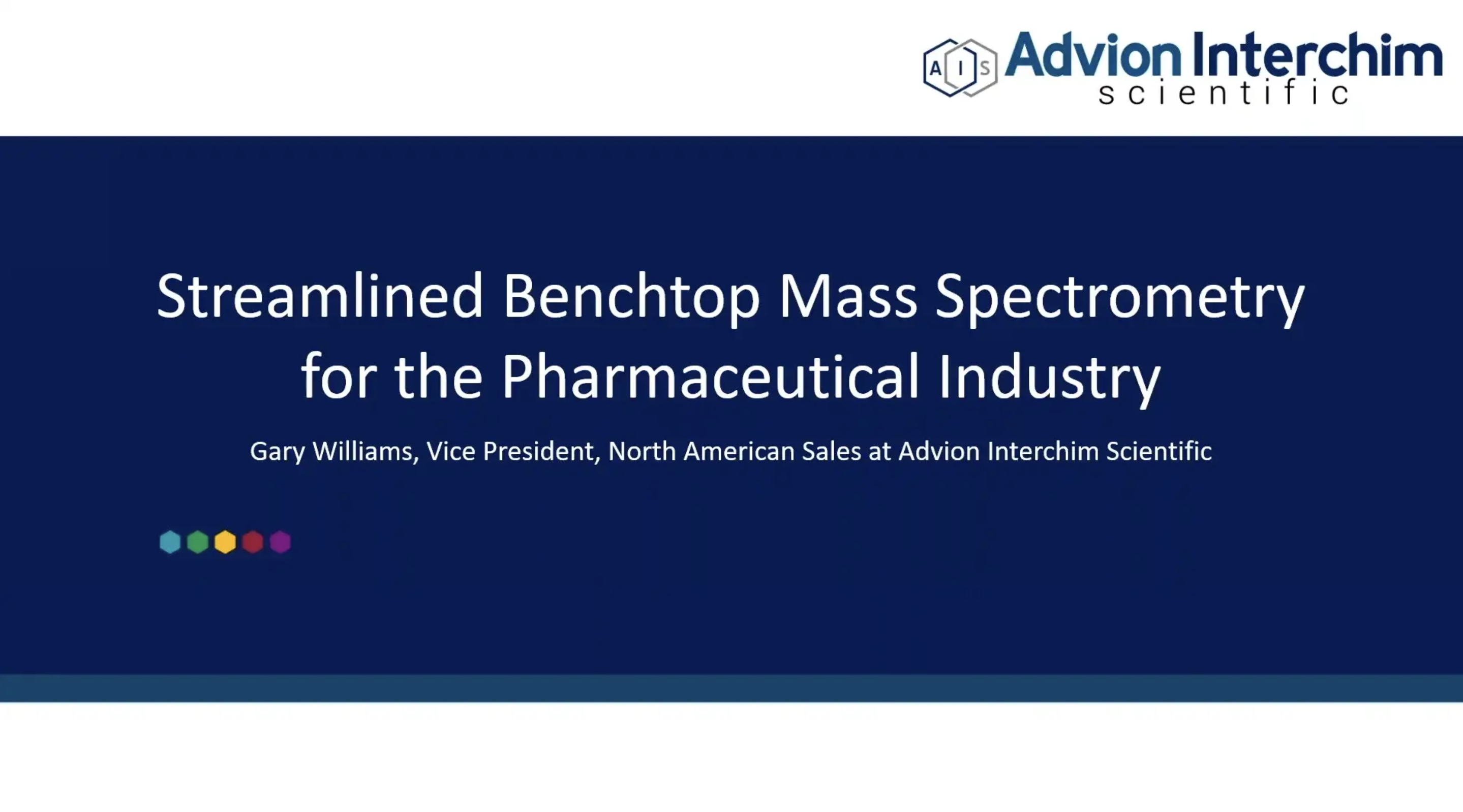 Spectrométrie de masse de paillasse simplifiée pour l'industrie pharmaceutique